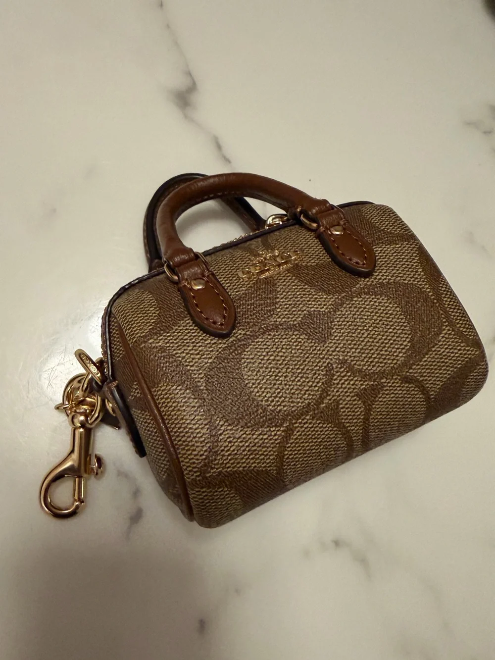 Coach Mini Rowan Bag Charm - Picture 3 of 6